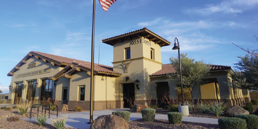 First responder in a West Valley neighborhood